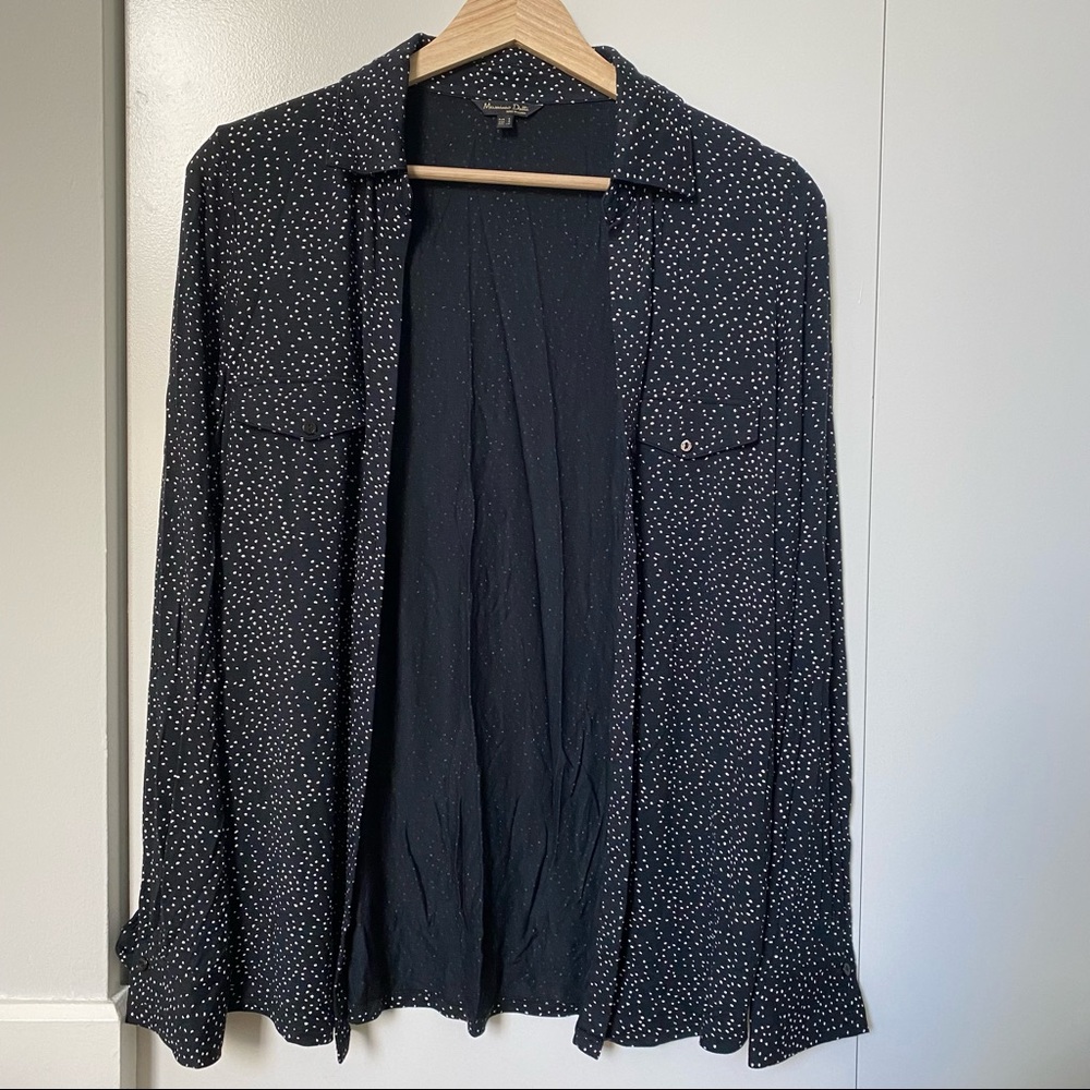 Massimo Dutti Polka Dot Blouse